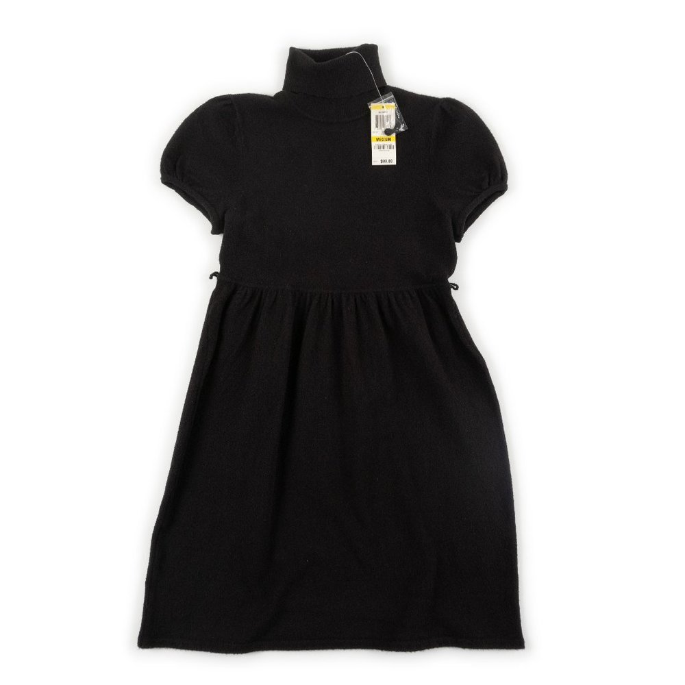 NEW INC International Concepts black turtleneck sweater dress size M